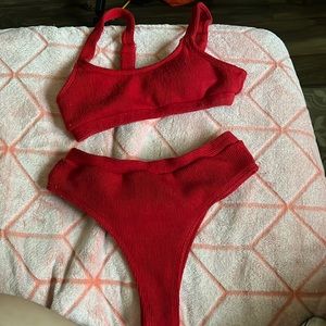 Red bikini